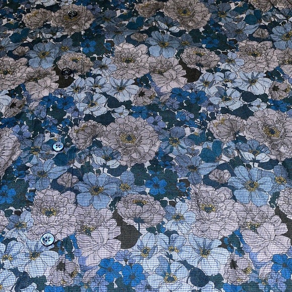 Men’s Bugatchi Button Down Cotton Long Sleeve Collared Dress Shirt Large - Picture 5 of 16